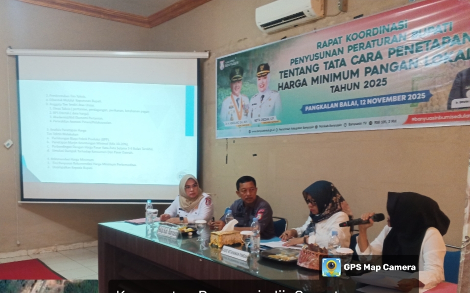 Pemkab Banyuasin Bahas Penentuan Harga Minimum Pangan Lokal 