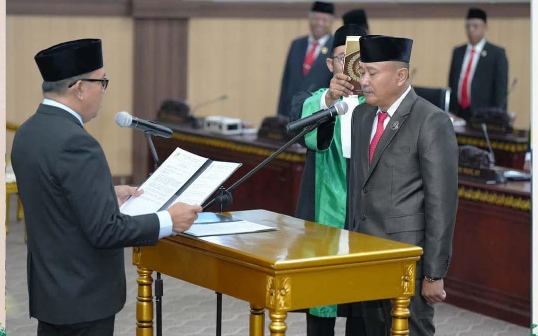 Sodingun Resmi Dilantik sebagai Anggota PAW DPRD Muba Sisa Masa Jabatan 2024–2029