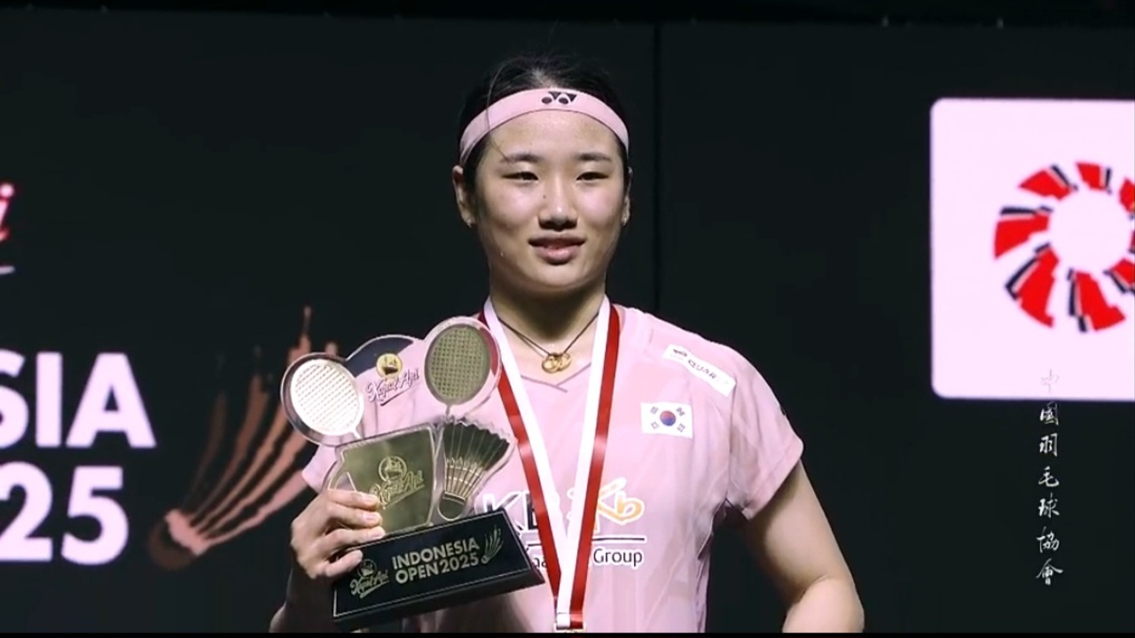 Bangkit dari Ketertinggalan, An Se Young Rebut Gelar Indonesia Open 2025