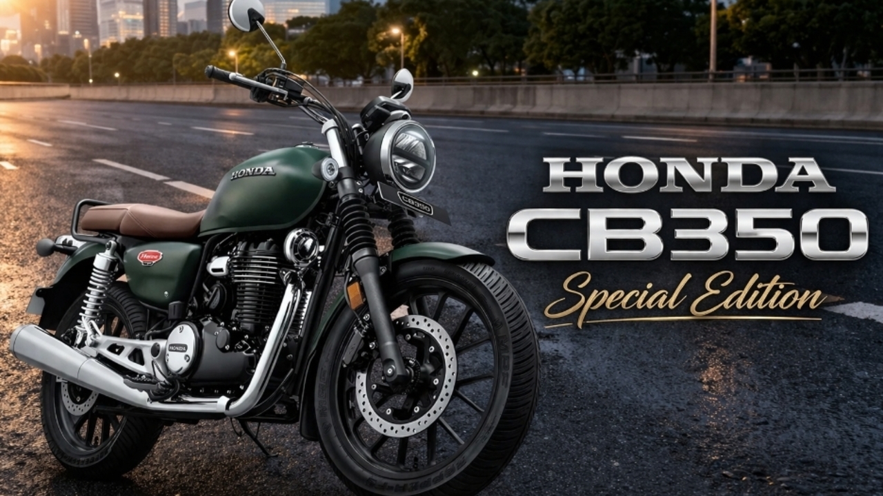 Motor Retro Rasa Premium! Honda CB350 Special Edition Punya Desain yang Bikin Jatuh Hati