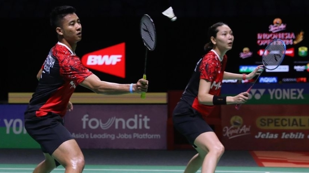 Indonesia Open 2024: Dejan/Gloria Tumbang di Tangan Thailand, Gagal ke Semifinal