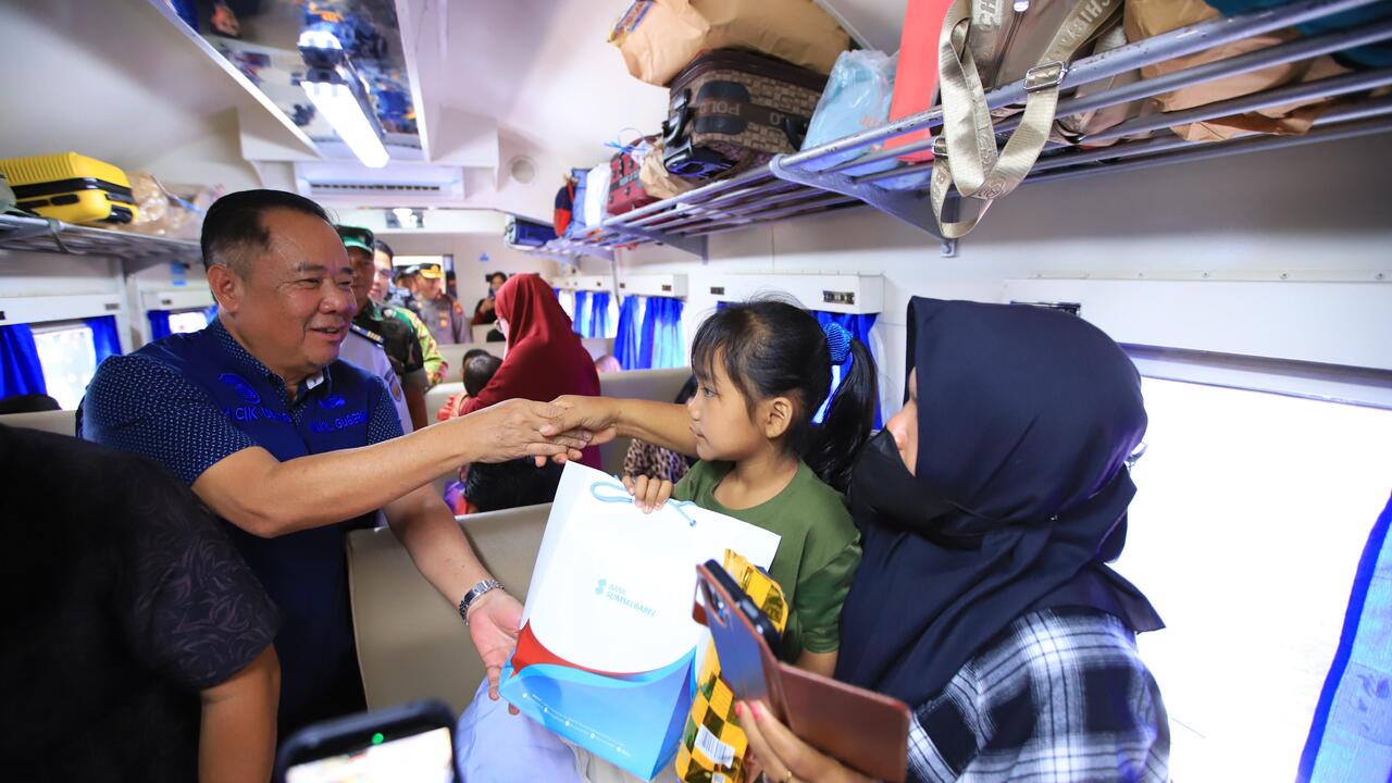 Wagub Sumsel Lepas Mudik Gratis Pemprov Sumsel Lebaran 1447 H