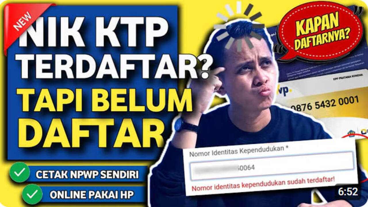 Gagal Daftar NPWP di Coretax Karena NIK Sudah Terdaftar? Coba 5 Cara Ini!