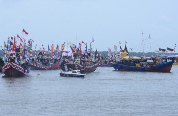 Festival Kapal Hias Nelayan Sungsang Dongkrak Pariwisata Banyuasin
