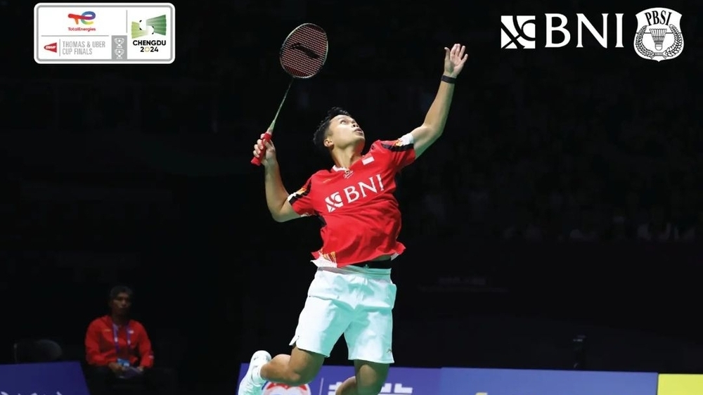 Semifinal Thomas Cup 2024: Anthony Ginting Raih Poin Pertama Bagi Indonesia 1-0 Chinese Taipei