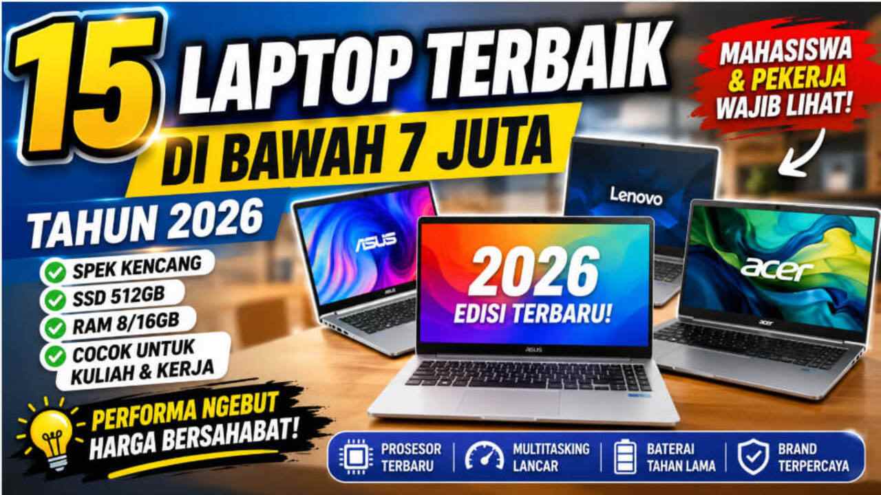 victory99 15 Laptop Terbaik di Bawah Rp7 Juta Tahun 2026, Performa Ngebut untuk Mahasiswa dan Pekerja! - harianbanyuasin.disway.id
