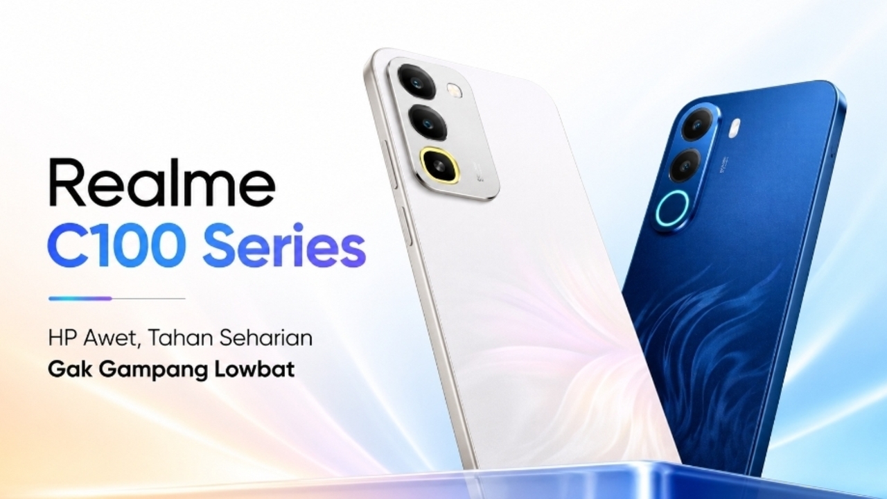 Tak Perlu Power Bank! Realme C100 Series Siap Temani Aktivitas Seharian