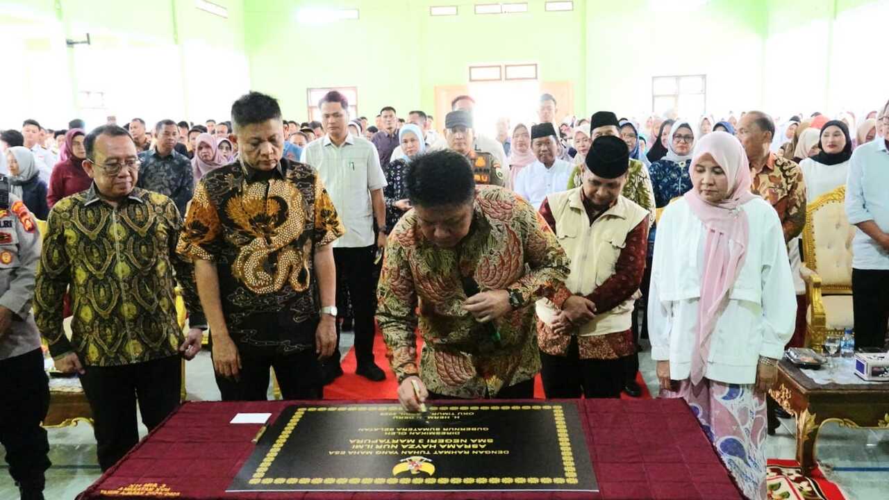 Sekolah Berasrama SMA Negeri 3 Martapura Diresmikan