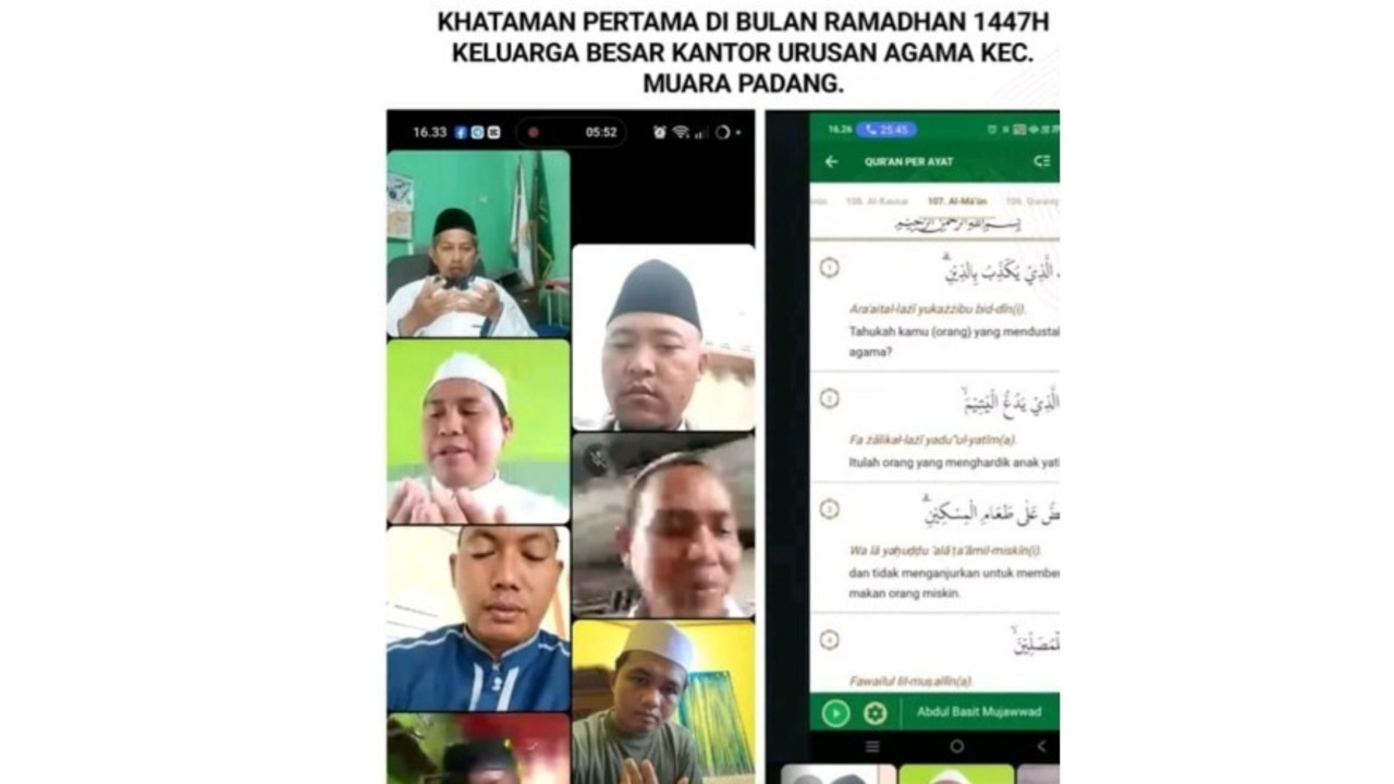 KUA Muara Padang Rutinkan Program One Day One Juz