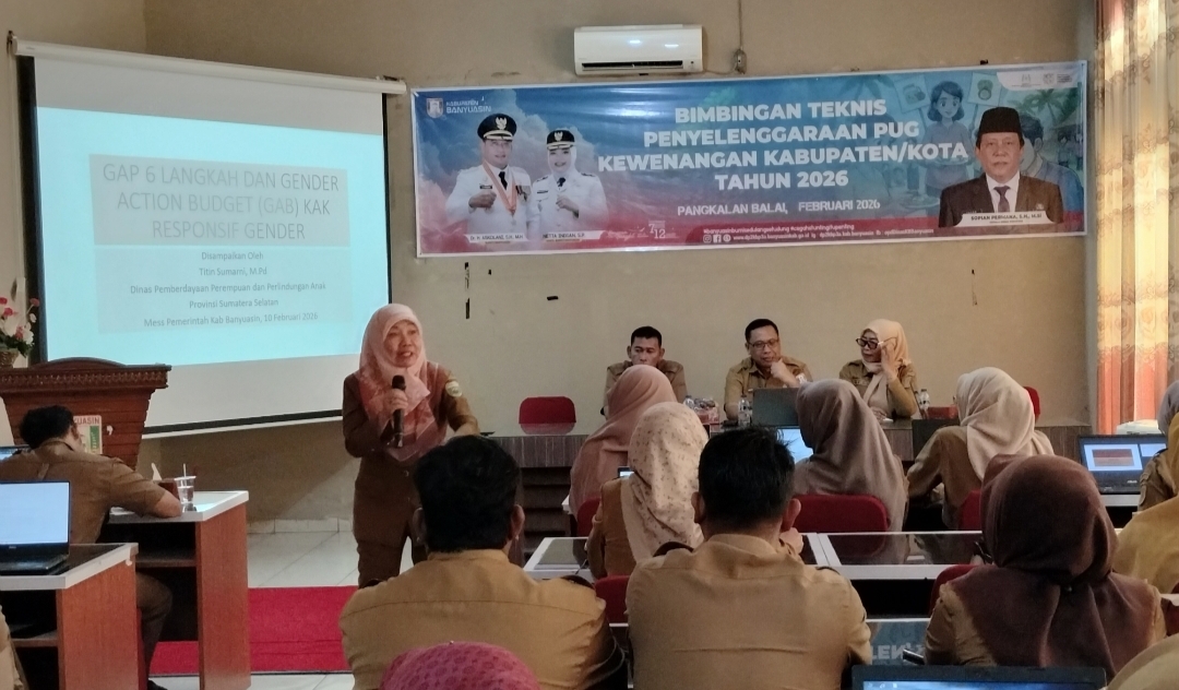 Dorong Kebijakan Ramah Perempuan, Pemkab Banyuasin Gelar Bimtek PUG