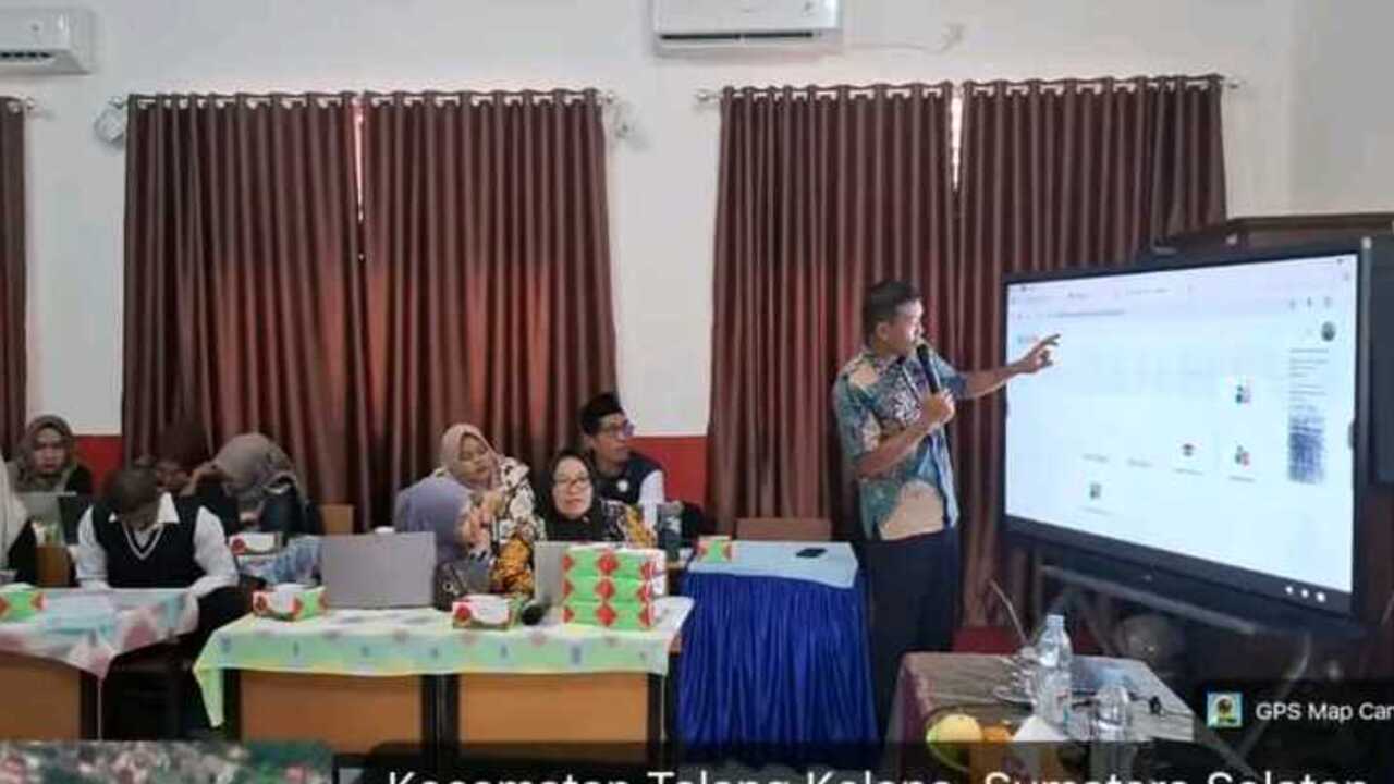 Operator Sekolah di Kecamatan Talang Kelapa Ikuti Sosialisasi TKA