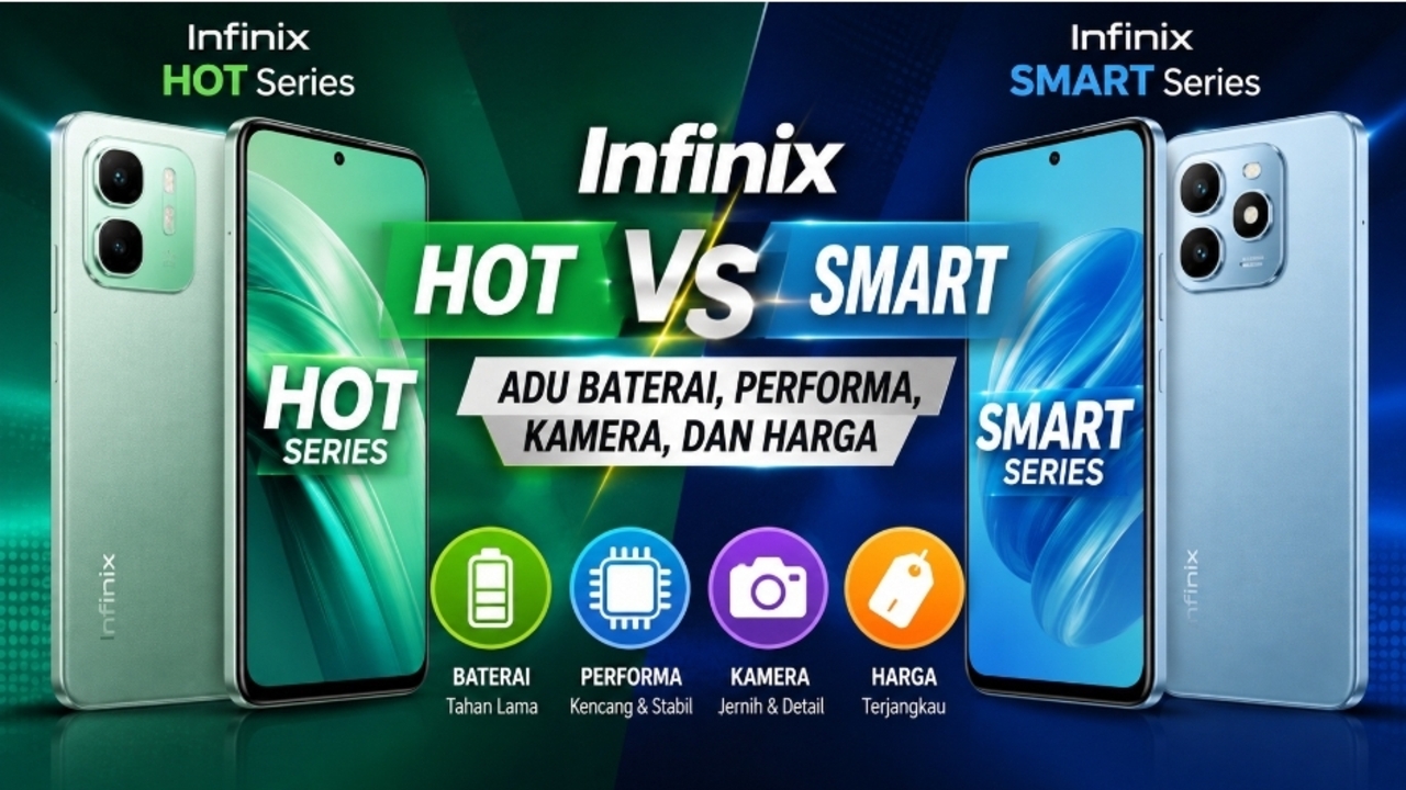 Infinix Hot vs Smart: Adu Baterai, Performa, Kamera, dan Harga