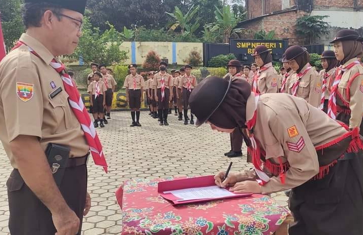 DKP SMPN 1 Betung Dilantik, Ini Pesan Wakamabigus 