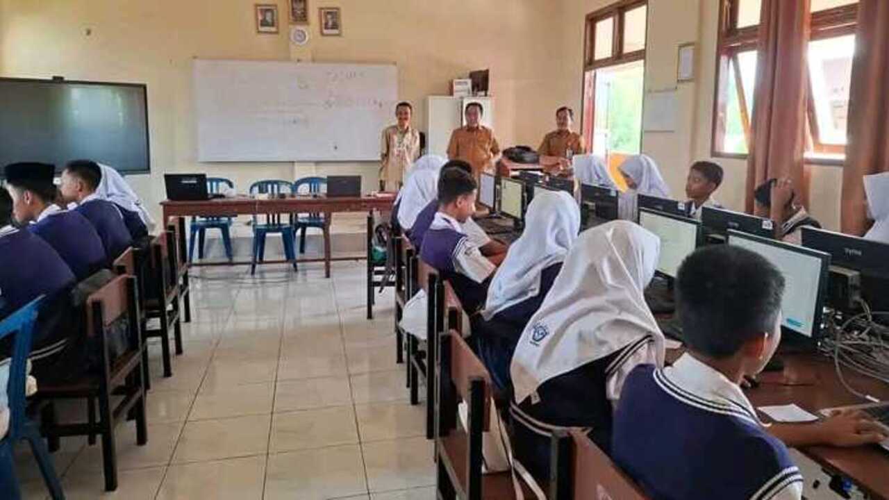 Pelaksanaan gladi bersih TKA di SMPN 1 Banyuasin III