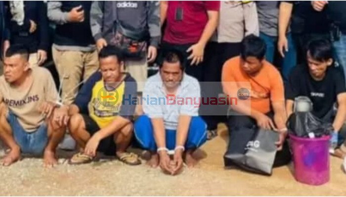 Kampung Nelayan Sungsang Digerebek Polisi, 5 Tersangka Diamankan dari 4 TKP
