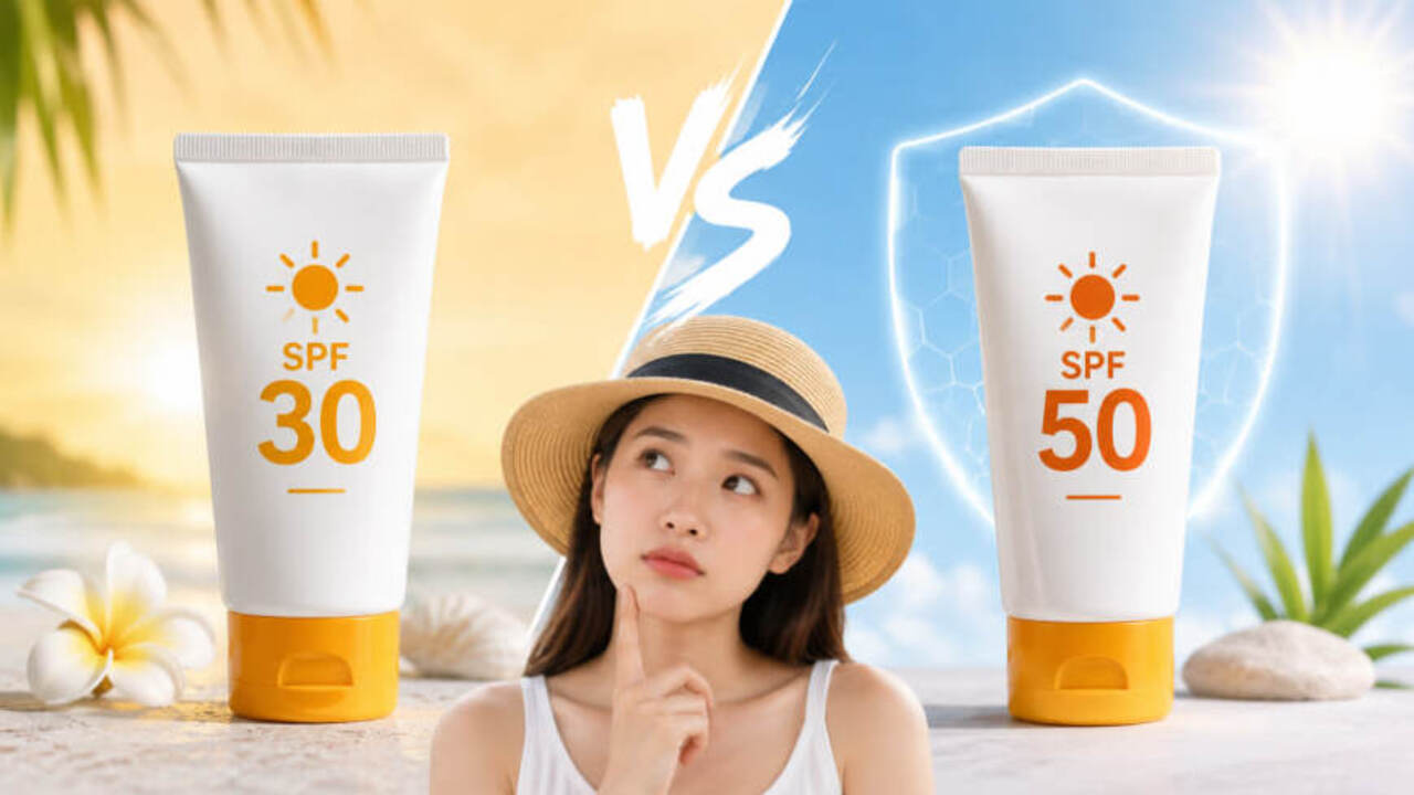 SPF 30 vs SPF 50, Mana yang Lebih Efektif? Ini Penjelasan Lengkapnya