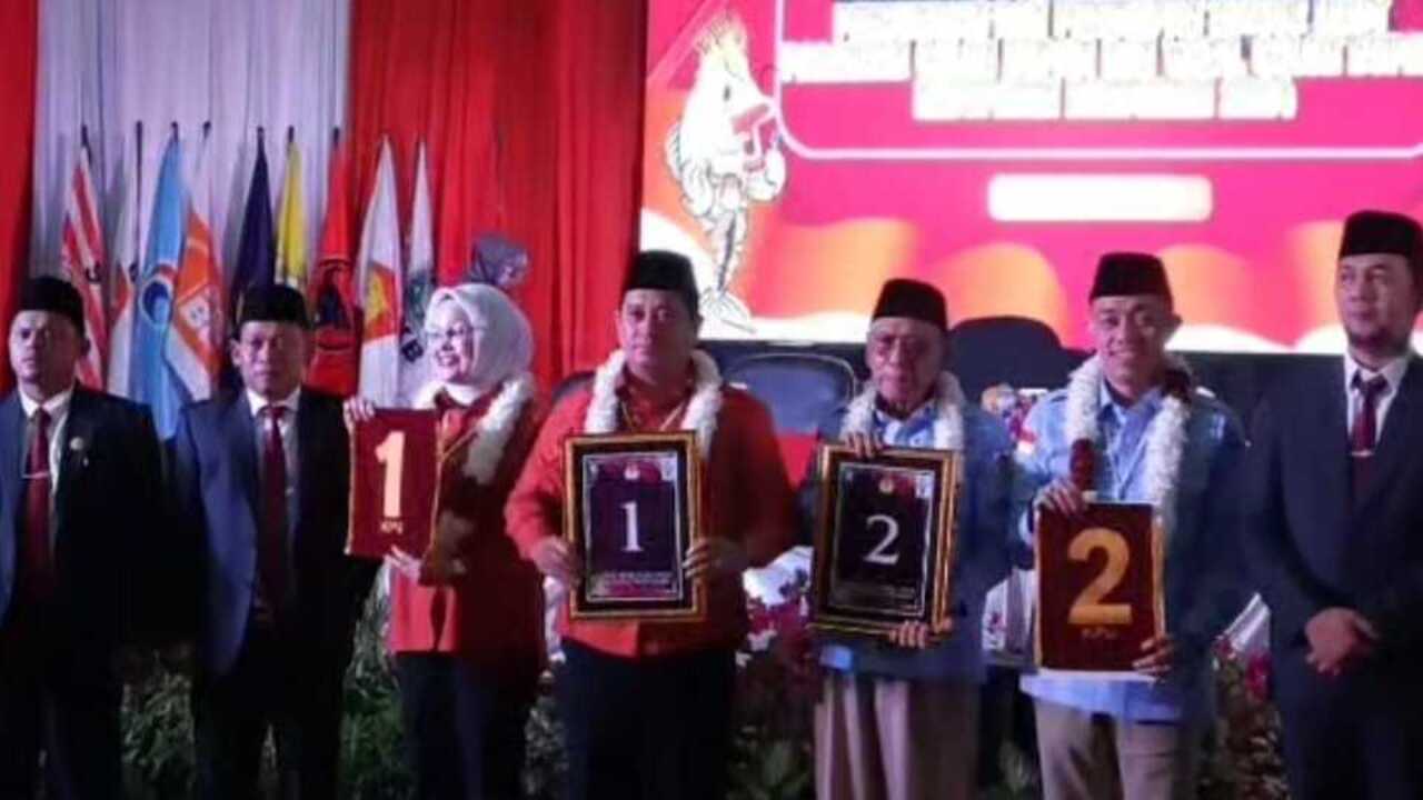 Hasil Pengundian Nomor Urut Calon Bupati Banyuasin: ASTA dan Selfi Siap Bertarung di Pilkada 2024