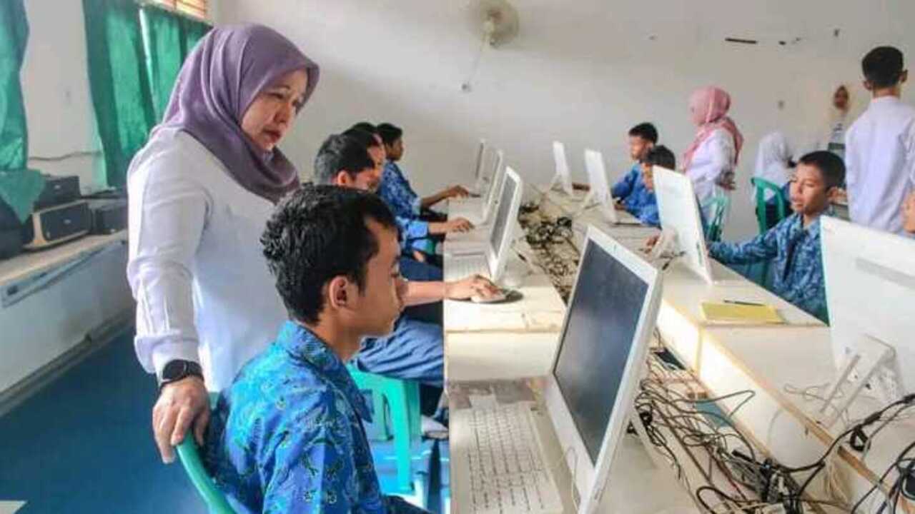 Simulasi TKA sudah Dimulai SMPN 2 Banyuasin III