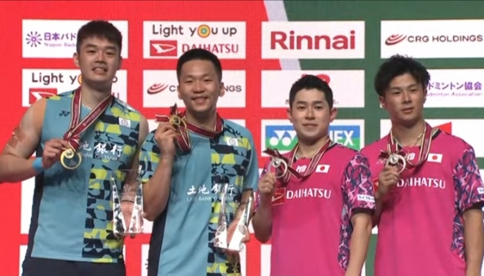 Lee Yang/Wang Chi Lin Juara Japan Open 2023