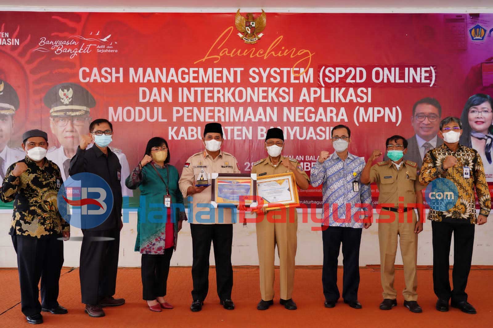 BSB Dukung Launching CMS SP2D Online Pertama di Sumsel