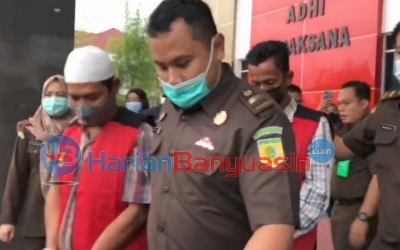 Rugikan Negara Rp 800 Juta, Ketua UPKK dan Bendahara Langsung Ditahan Kejari Banyuasin