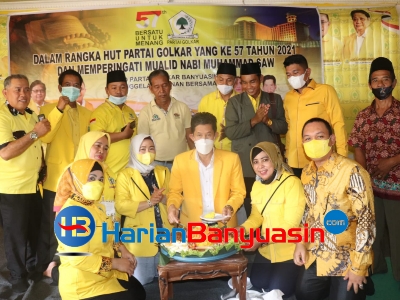 Syukuran HUT ke-57 Partai Golkar, DPD II Partai Golkar Resmikan Yellow Clinic dan Santuni Yatim Piatu