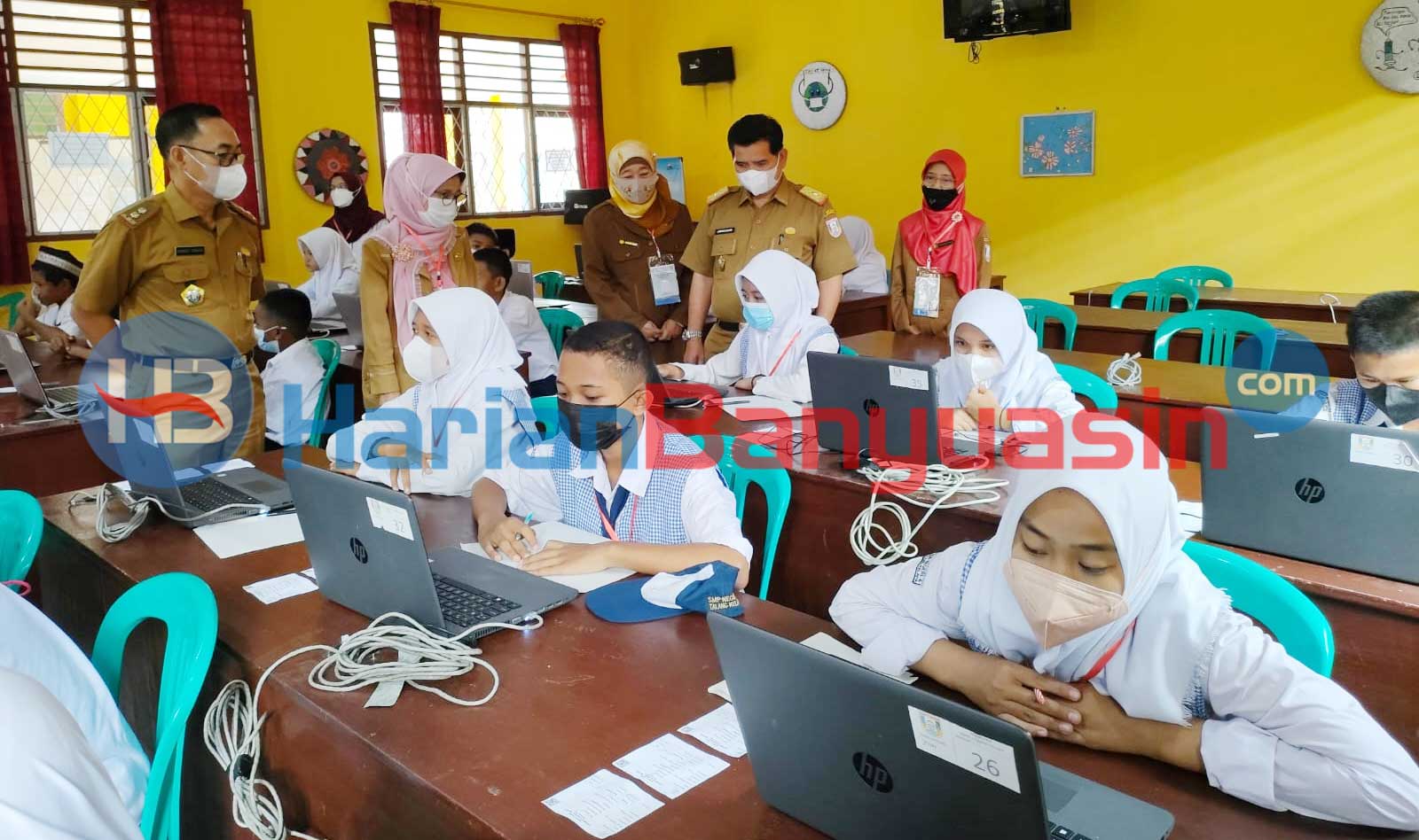 Ersusianty : ANBK SMPN 6 Talang Kelapa Berjalan Lancar, Terima kasih Tim SMPN 1 Talang Kelapa