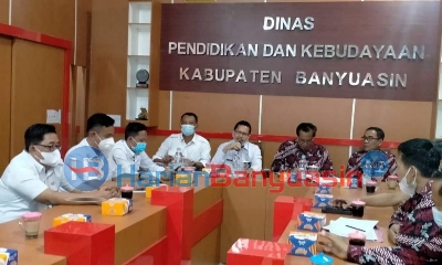 Disdik OKI Studi Banding ke Disdikbud Banyuasin