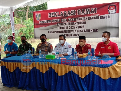 Bupati Tantang Cakades di Kecamatan Rantau Bayur Ciptakan Pilkades Damai