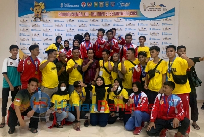 Sabet 14 Medali, Taekwondo Banyuasin Raih Juara Umum Kedua