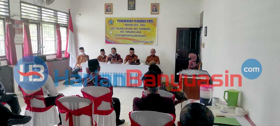 Kepengurusan PWRI Talang Kelapa Dikukuhkan