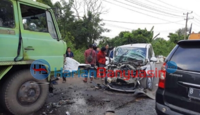 Wuling Remuk Pengemudi Tewas, Lakalantas di Lubuk Lancang