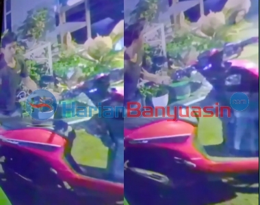 Pencuri Motor Terekam CCTV, Polisi Lakukan Penyelidikan