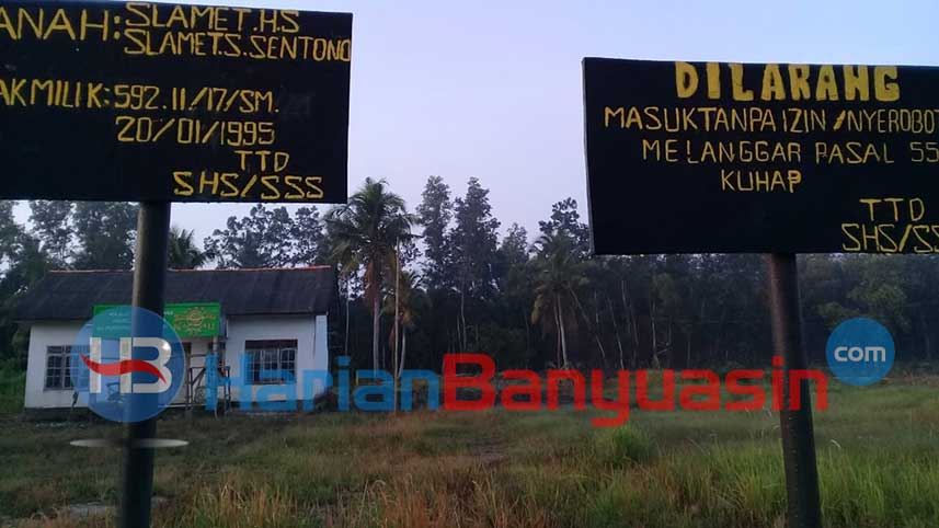 Tanah Kantor MWC NU Diklaim Mengunakan Nama Orang Nomor 2 di Banyuasin