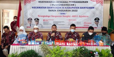 Perbaikan Jalan dan Normalisasi Sungai Menjadi Pokok Bahasan Musrenbangcam Banyuasin III