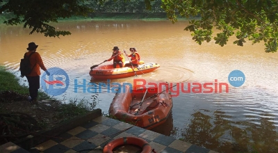 Cepat Tanggap Cari Korban Tenggelam, BPBD Banyuasin Gelar Latihan