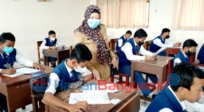 SMP Karya Sembawa Laksanakan Ujian Sekolah