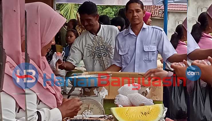 Perdana, Pemdes Meranti Gelar Bazar Takjil Bulan Ramadhan