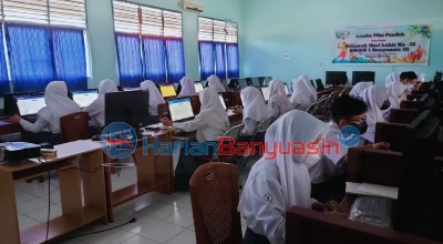 SMAN 1 Banyuasin III Gelar Simulasi OSN-K