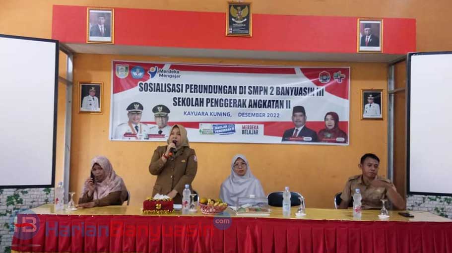 SMPN 2 Banyuasin III Gelar Sosialisasi Anti Perundungan 