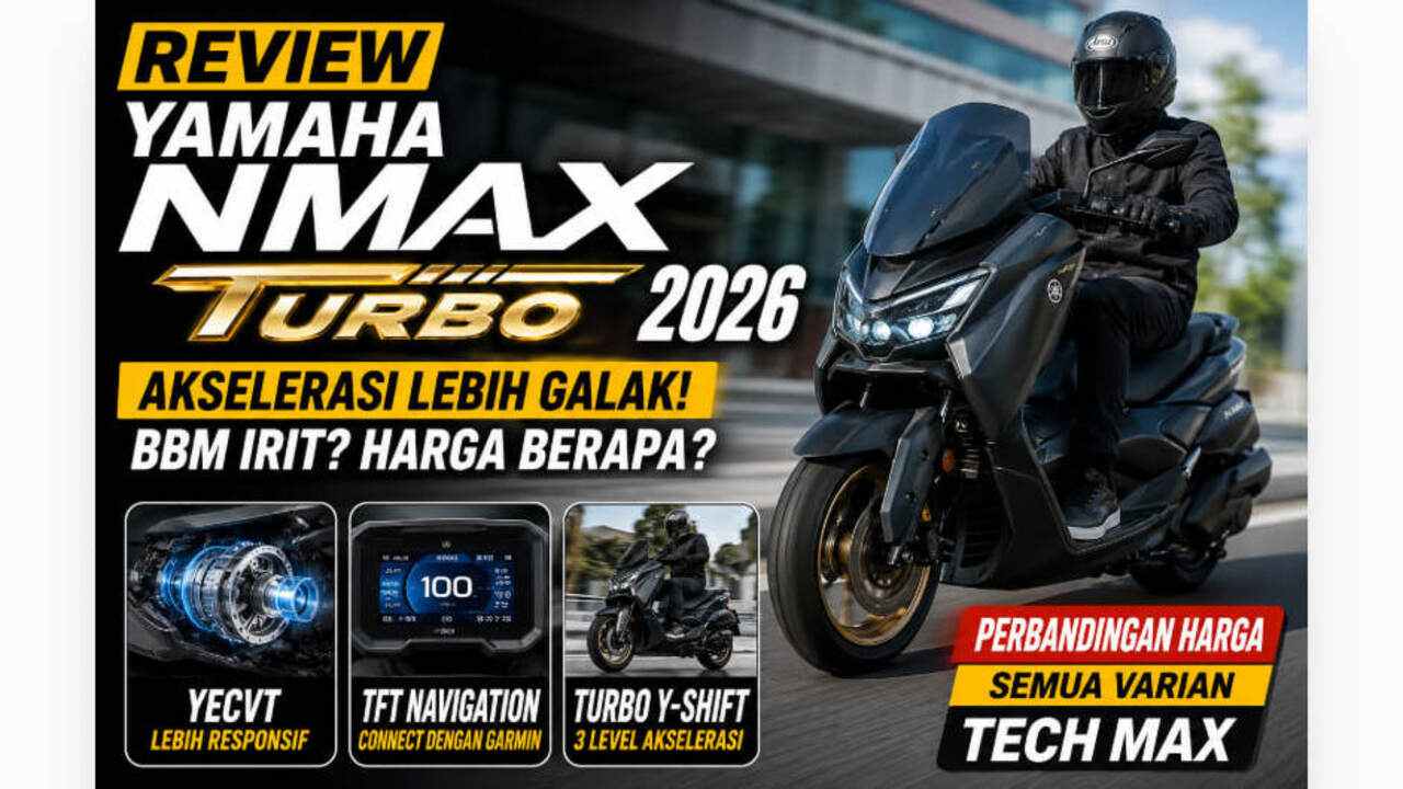 NMAX Turbo 2026 vs Tech MAX, Mana yang Paling Worth It Dibeli Tahun Ini?