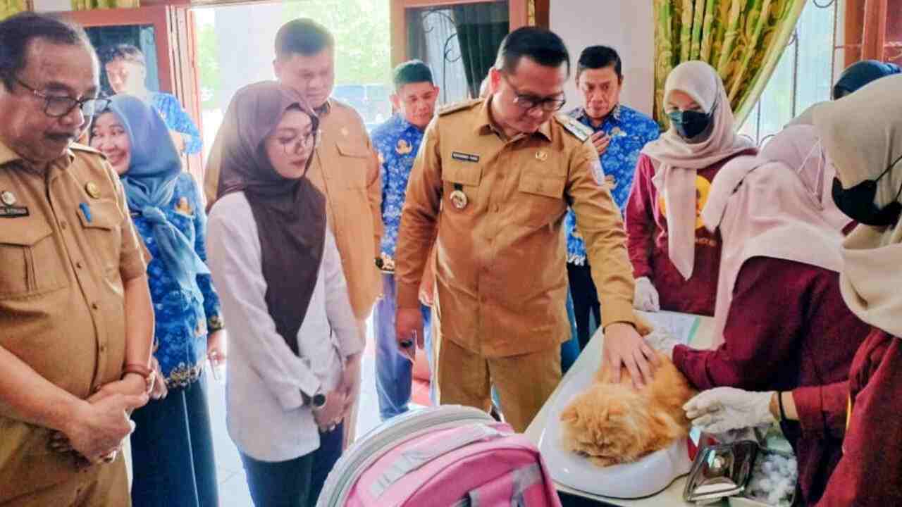 Disbunnak Banyuasin Gelar Vaksinasi Rabies Gratis, Upaya Menuju Wilayah Bebas Rabies pada 2028