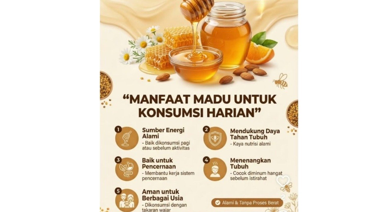 Rahasia Tubuh Kuat Tanpa Obat Mahal, Cukup 1 Sendok Madu Sehari