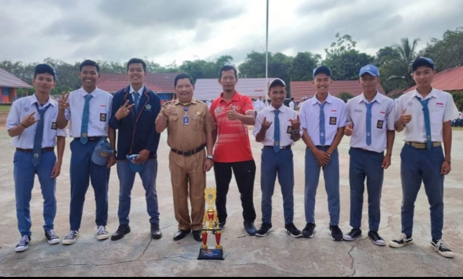 Di Ajang Ini, Tim Voli Ball SMAN 1 Rantau Raih Juara II