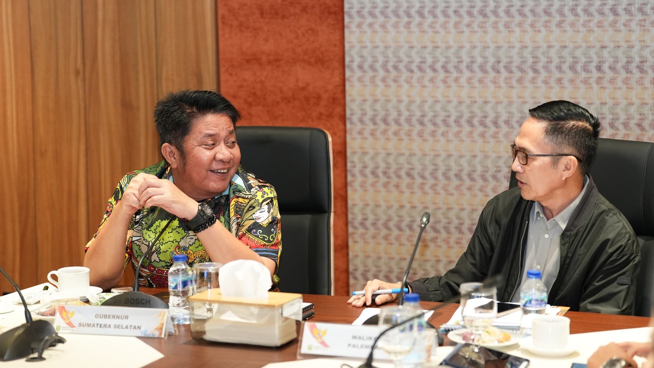 Pemprov Sumsel Perkuat Sinergi dengan Pemkot Palembang dalam Program Pembangunan Strategis
