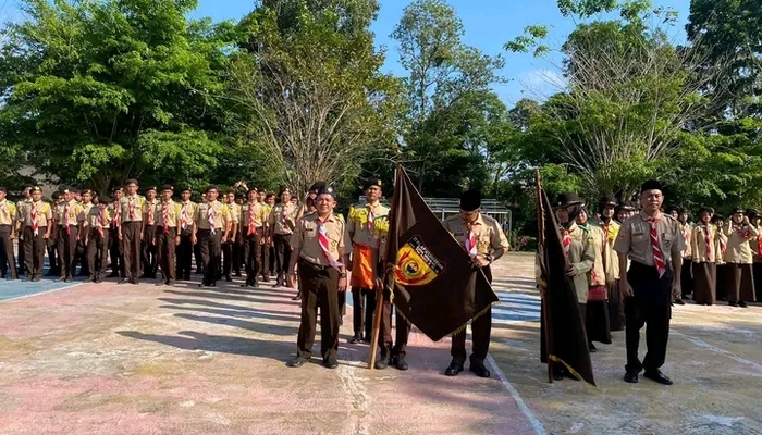 Dewan Ambalan SMAN 2 Plus Banyuasin III Dilantik: Harus Mampu Kembangkan Pramuka