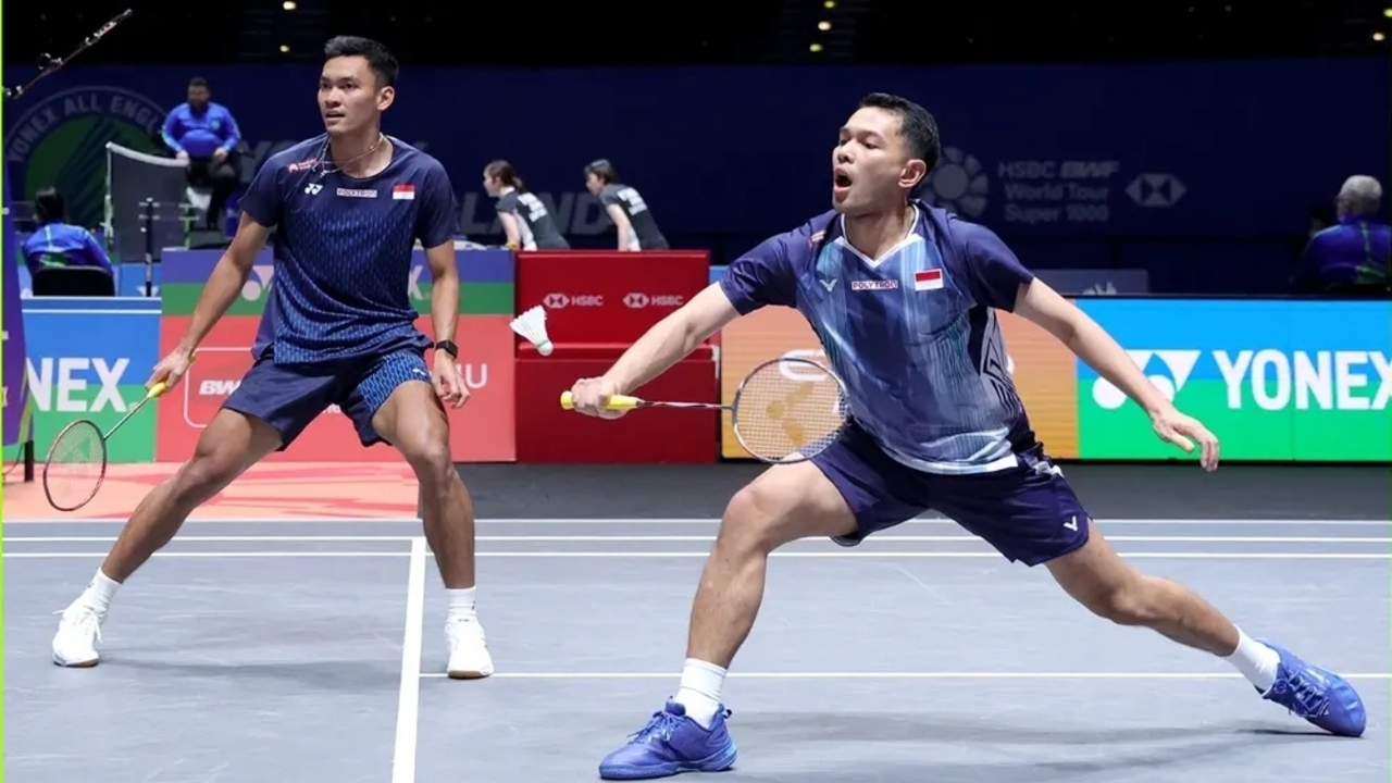 All England 2026: Tampil Solid Sejak Awal, Fajar/Fikri Singkirkan Ganda Malaysia