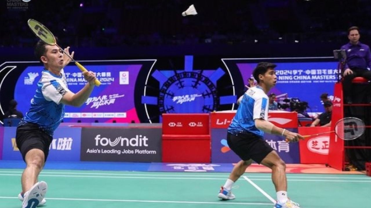 Sabar/Reza Lumat Ganda Putra Nomor Satu Dunia, Lolos ke Perempat Final China Masters 2024