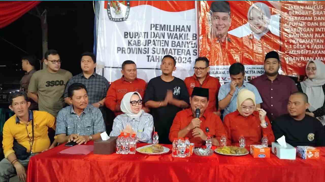 ASTA Unggul Real Count 61,7%, Askolani-Netta Indian Gelar Konferensi Pers