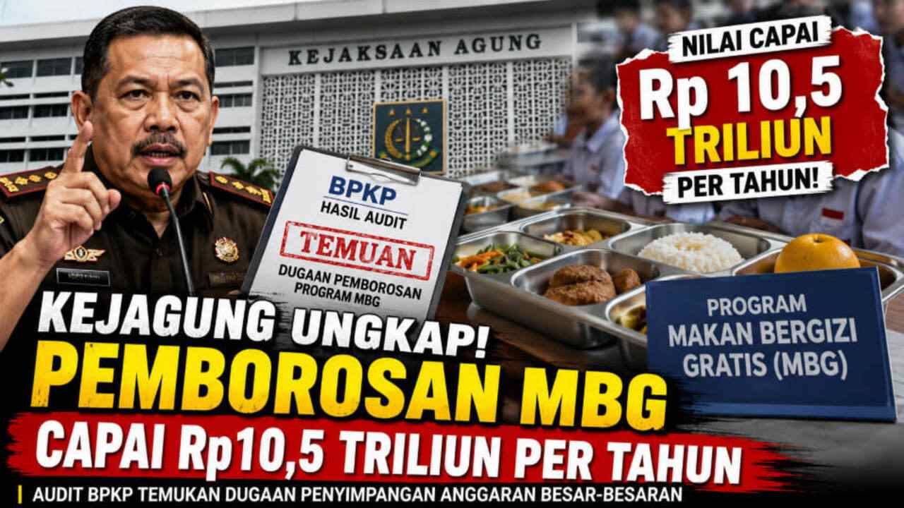 Kejagung Ungkap Dugaan Pemborosan Program MBG Capai Rp10,5 Triliun per Tahun